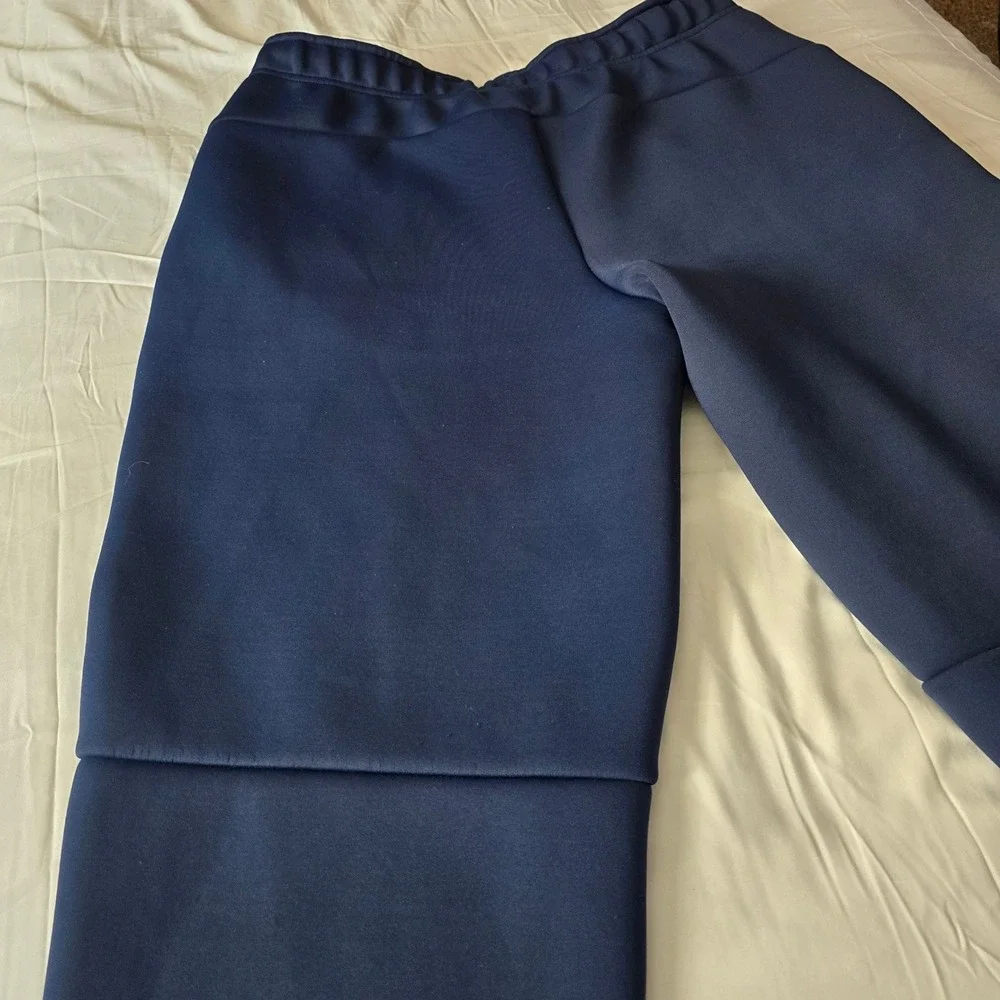 Nike Training Pants Mens XL Navy Blue Therma-FIT Zippered Cuffs Joggers